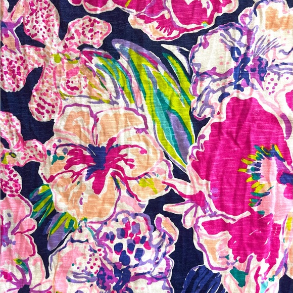 Lilly Pulitzer Havana Tipping Point Swing Mini Dress Asymmetrical sz SMALL - Picture 8 of 9